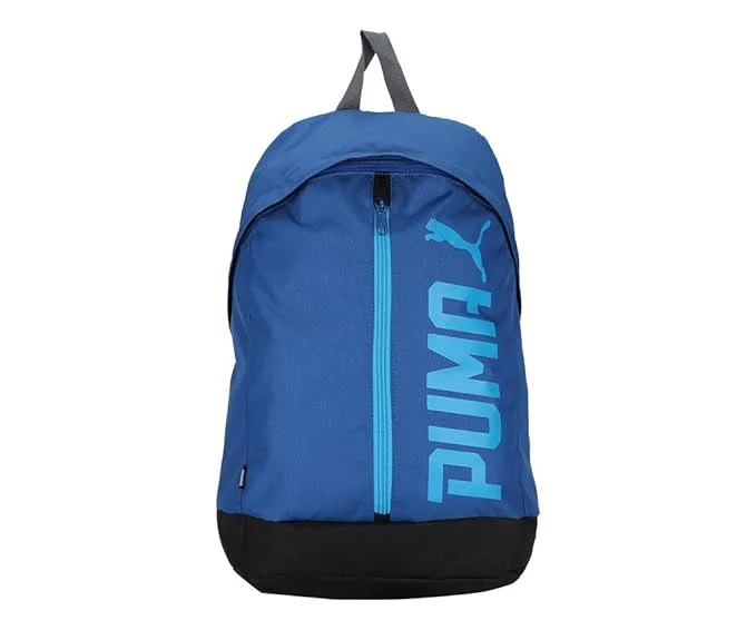 Puma Premium Blue Bag | 35L Capacity | Water-Resistant | School, College & Travel Bag for Men & Women image 1