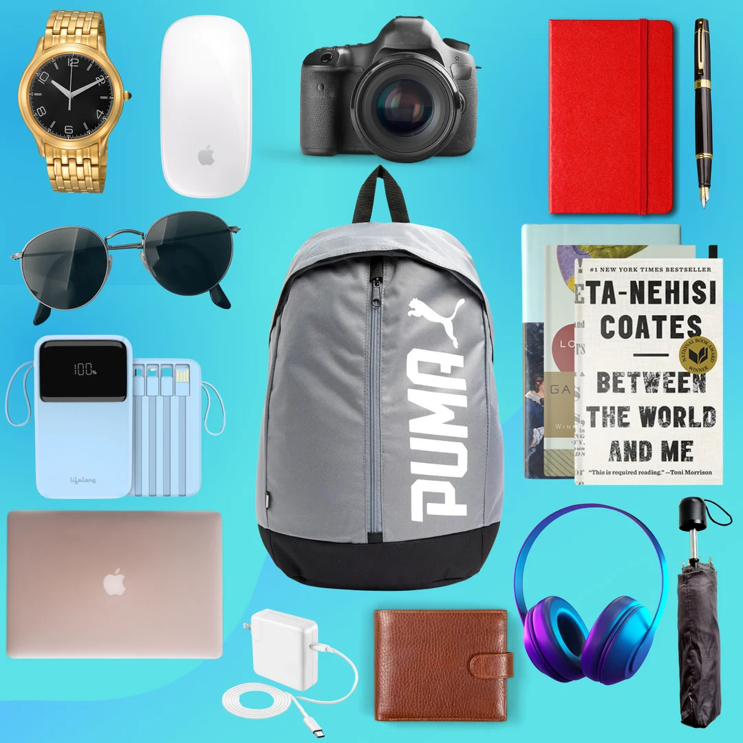 Puma Premium Grey Bag | 35L Capacity | Water-Resistant | School, College & Travel Bag for Men & Women image 3