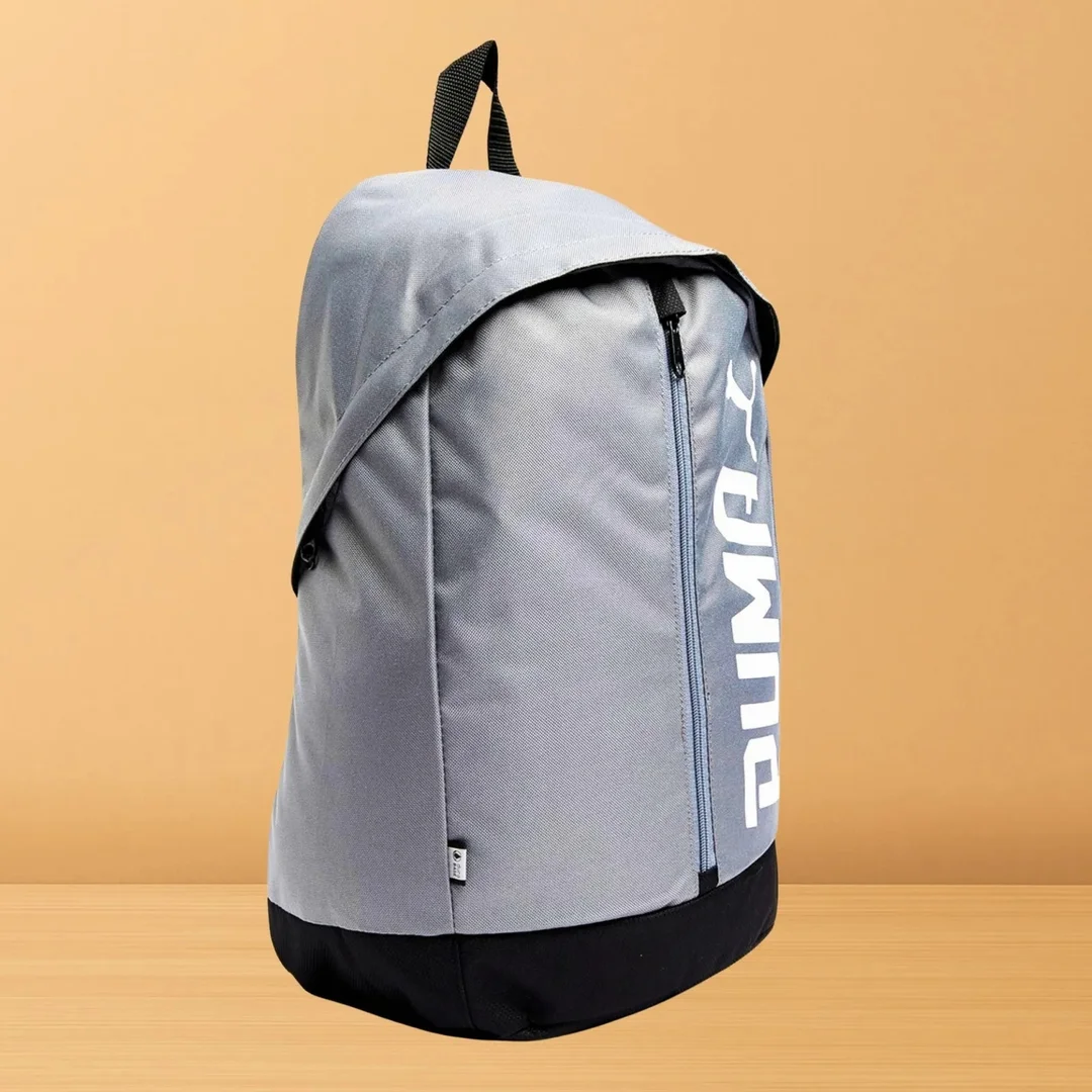 Puma Premium Grey Bag | 35L Capacity | Water-Resistant | School, College & Travel Bag for Men & Women image 1