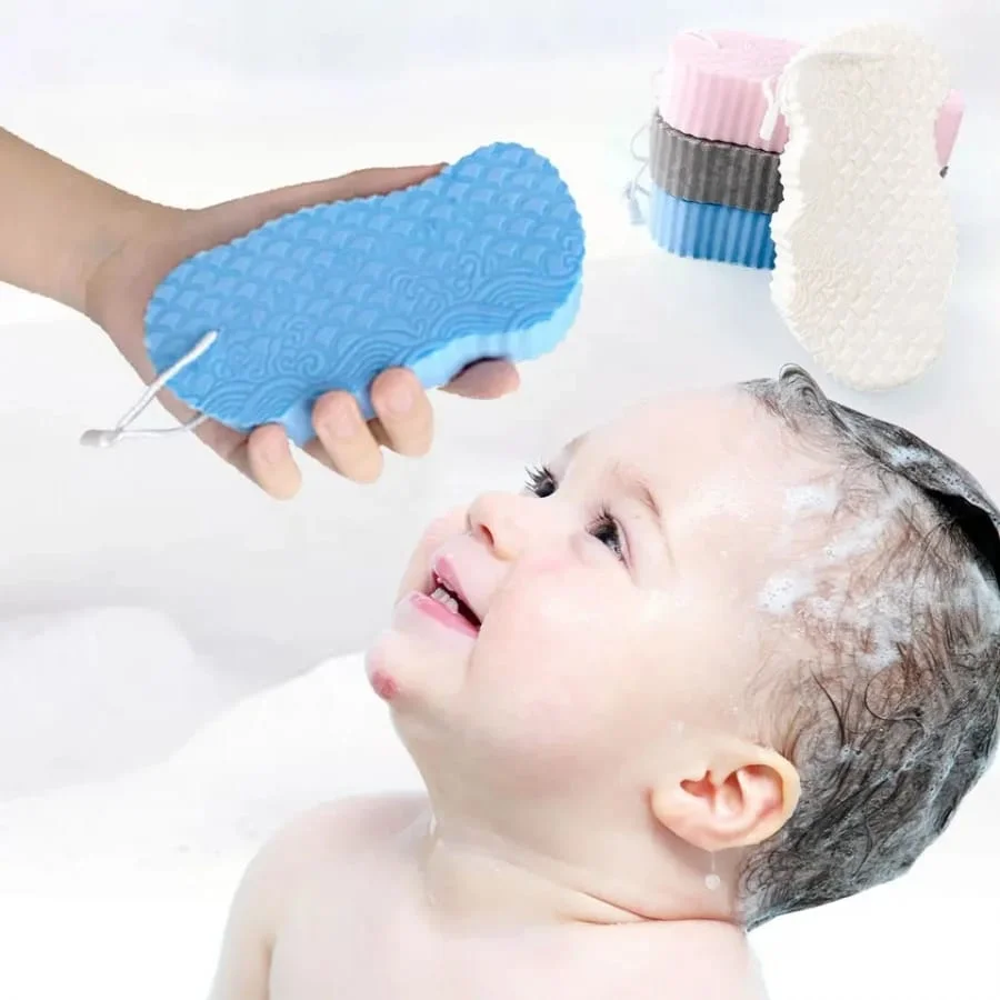 Soft Exfoliating Bath Sponge |Shower Sponge for Body | Reusable Ultra‑Soft Dead Skin Remover for Adults & Kids | Gentle Bath Sponge for Smooth Skin| Full Body Cleanse & Exfoliation image 4