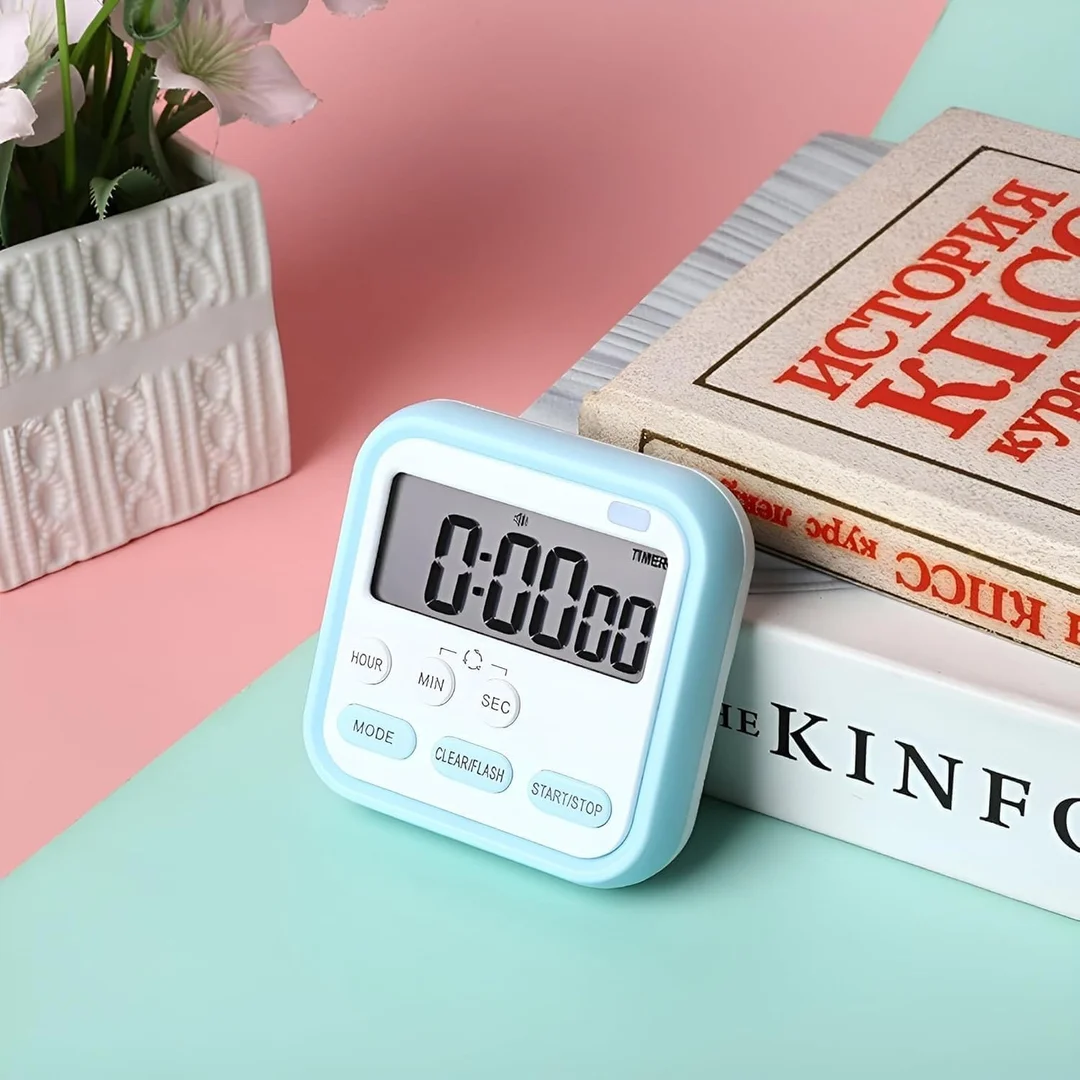 Digital Timer| Clock with Large Display & Alarm Beep image 5