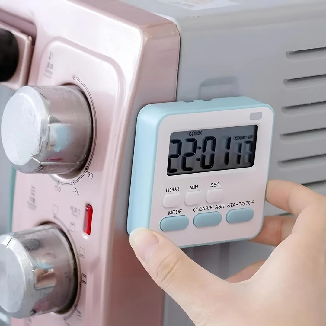 Digital Timer| Clock with Large Display & Alarm Beep image 6