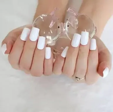 100 PCS Transparent False Nail Tips with Free Nail Glue | Clear Acrylic Nail Tips for DIY Nail Art thumbnail 4