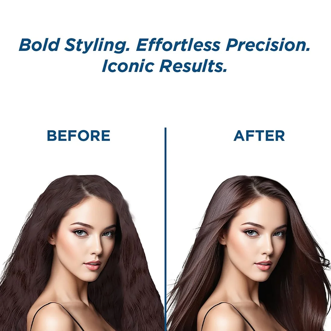 Ikonic Professional Pro Titanium Shine 3.0 Hair Straightener with 1.5” Titanium Floating Plates Black | Salon-Grade Digital Temperature Control 150–230°C, Frizz-Free Smooth Styling for All Hair Types, Professional Hair Styling Tool image 5