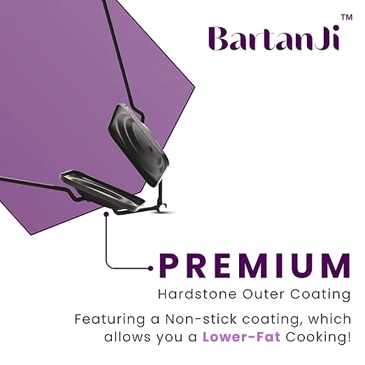 BartanJi Non-Stick Gas Sandwich Toaster | Easy Grip Grill Press image 3