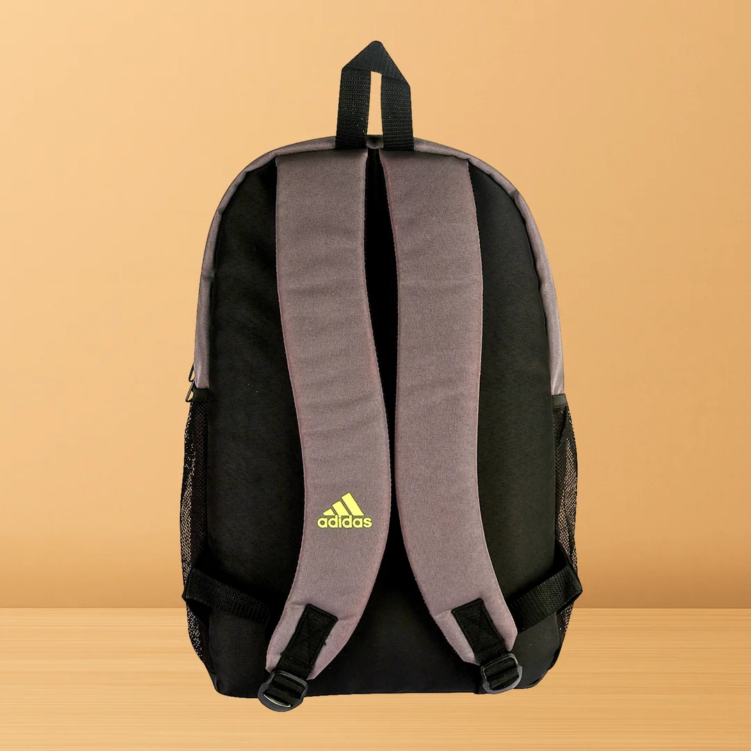 Premium Adidas-Style Grey Bag | 35L Spacious Laptop & Travel Bag | Water-Resistant | College & Office Bag for Men & Women image 6