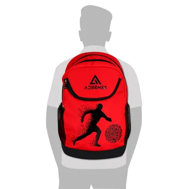 15 L Mini Travel Backpack | Trendy School, Camping|  Hiking & Travelling Bag for Boys & Girls | Lightweight Polyester 15 L Daypack Red thumbnail 3