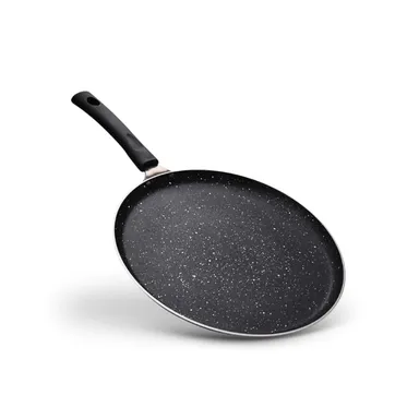 BartanJi 26cm Non-Stick Dosa Tawa |Aluminium| Gas Stove Compatible