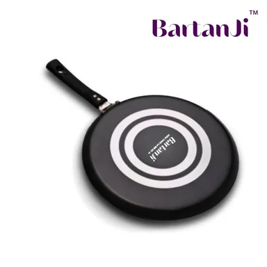 BartanJi 26cm Non-Stick Dosa Tawa |Aluminium| Gas Stove Compatible thumbnail 1