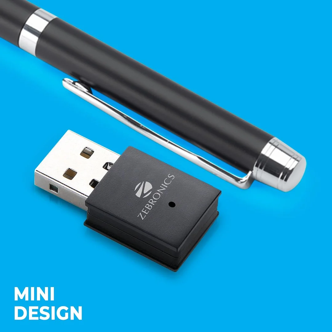 Zebronics USB300WF1 WiFi Dongle Mini Adapter, 300Mbps Wireless Data Transmission, Access Point Mode for Hotspot, Compatible with Windows, Mac, Linux image 5