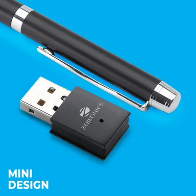 Zebronics USB300WF1 WiFi Dongle Mini Adapter, 300Mbps Wireless Data Transmission, Access Point Mode for Hotspot, Compatible with Windows, Mac, Linux thumbnail 4