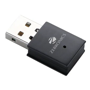 Zebronics USB300WF1 WiFi Dongle Mini Adapter, 300Mbps Wireless Data Transmission, Access Point Mode for Hotspot, Compatible with Windows, Mac, Linux thumbnail 0