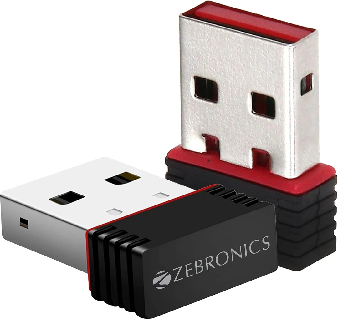 Zebronics ZEB-USB150WF1 WiFi USB Mini Adapter, 150Mbps Wireless Data, WPA/WPA2 Security Encryption, Plug and Play, Compatible with Windows, Mac, Linux image 2
