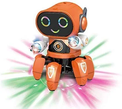 Musical Dancing Robot Car Toy for Kids – LED Flashing Lights, Sound & 2-in-1 Transforming Robot Vehicle, Battery Operated Birthday Gift for Boys & Girls image 1