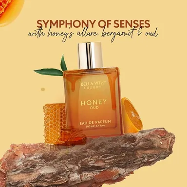 Bella Vita Honey Eau De Parfum for Women 100ml Long-lasting Sweet Scent thumbnail 0