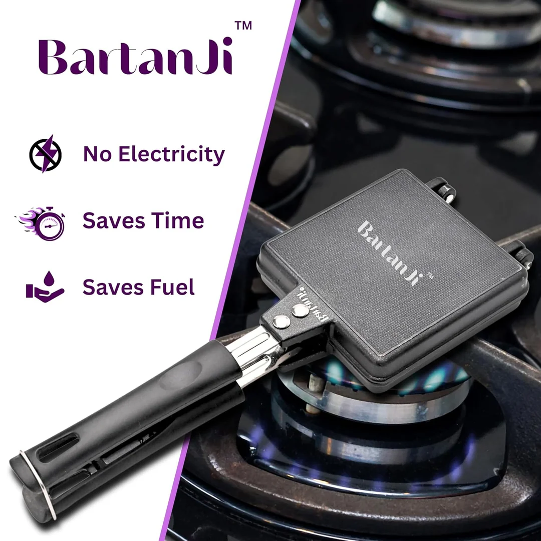 BartanJi Jumbo Non Stick Grill Sandwich Maker image 4