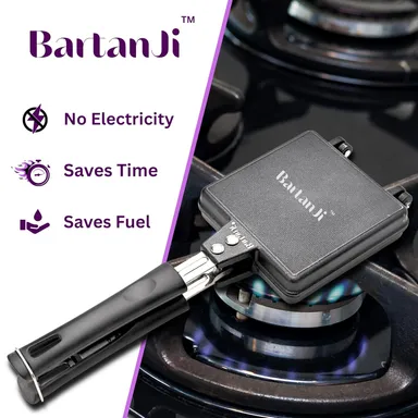 BartanJi Jumbo Non Stick Grill Sandwich Maker thumbnail 3