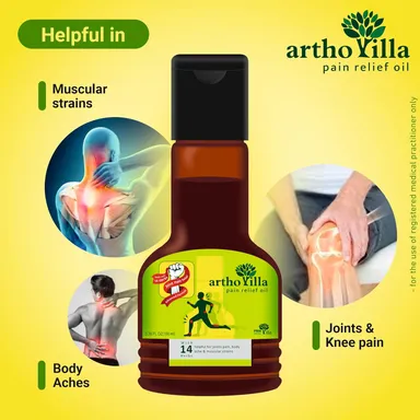 PRM Artho Villa Ayurvedic Pain Reliever Oil 100ml (Pack of 2) – Soothes Joint & Muscle Pain with Gandhpura, Mahamash & Mahanarayan thumbnail 5