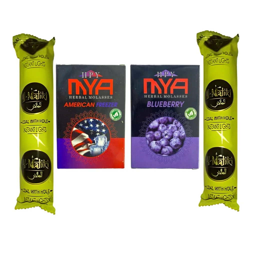 al maliki instant light magic coal 2 roll paan kiwi mint herbal flavour and pan ras herbal flavour for combo image 1