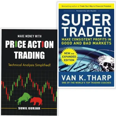 Combo Price Action Trading Book + Super Trader Paperback Set for Indian Stock |Forex Traders Technical Analysis Risk Management Guide thumbnail 0