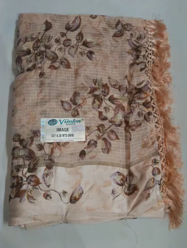 Vimlon Elegant Woven Designer Saree for Women with Matching Blouse for Wedding Functions thumbnail 0