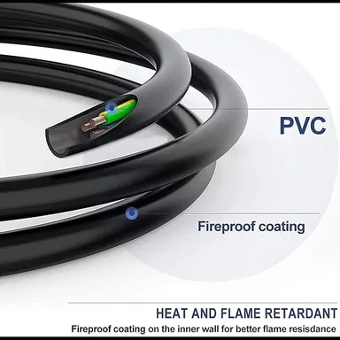 VivevLucx PowerCore Pro 1.5M AC Power Cable (3-Pin to C5 Clover Connector) thumbnail 1