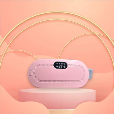 Portable Cordless Heating Pad Waist Belt Rechargeable Menstrual Heating Massage Pad for Period Pain and Lower Back Relief thumbnail 3