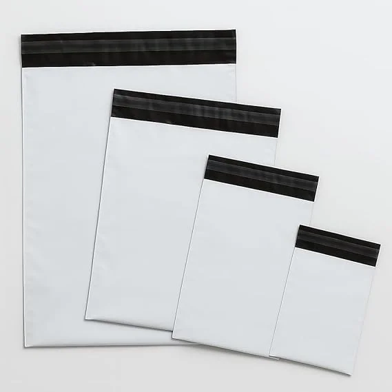 Plain Courier Packet with POD Jacket | Tamper-Proof Self Adhesive | Poly Mailer Bag image 2