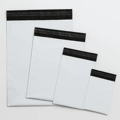 Plain Courier Packet with POD Jacket | Tamper-Proof Self Adhesive | Poly Mailer Bag thumbnail 1