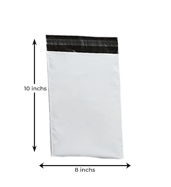 Plain Courier Packet with POD Jacket | Tamper-Proof Self Adhesive | Poly Mailer Bag image 3