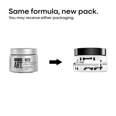 L’Oréal Professionnel Tecni.Art Flex Web Fibrous Sculpting Paste 150 ml – Strong Hold Texturizing Hair Styling Cream for Tousled or Defined Looks thumbnail 1