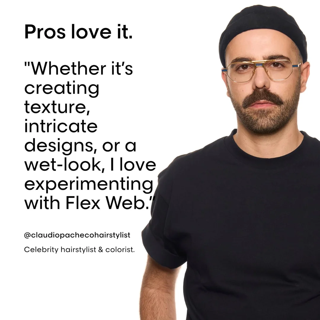 L’Oréal Professionnel Tecni.Art Flex Web Fibrous Sculpting Paste 150 ml – Strong Hold Texturizing Hair Styling Cream for Tousled or Defined Looks image 8