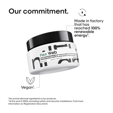L’Oréal Professionnel Tecni.Art Flex Web Fibrous Sculpting Paste 150 ml – Strong Hold Texturizing Hair Styling Cream for Tousled or Defined Looks thumbnail 8