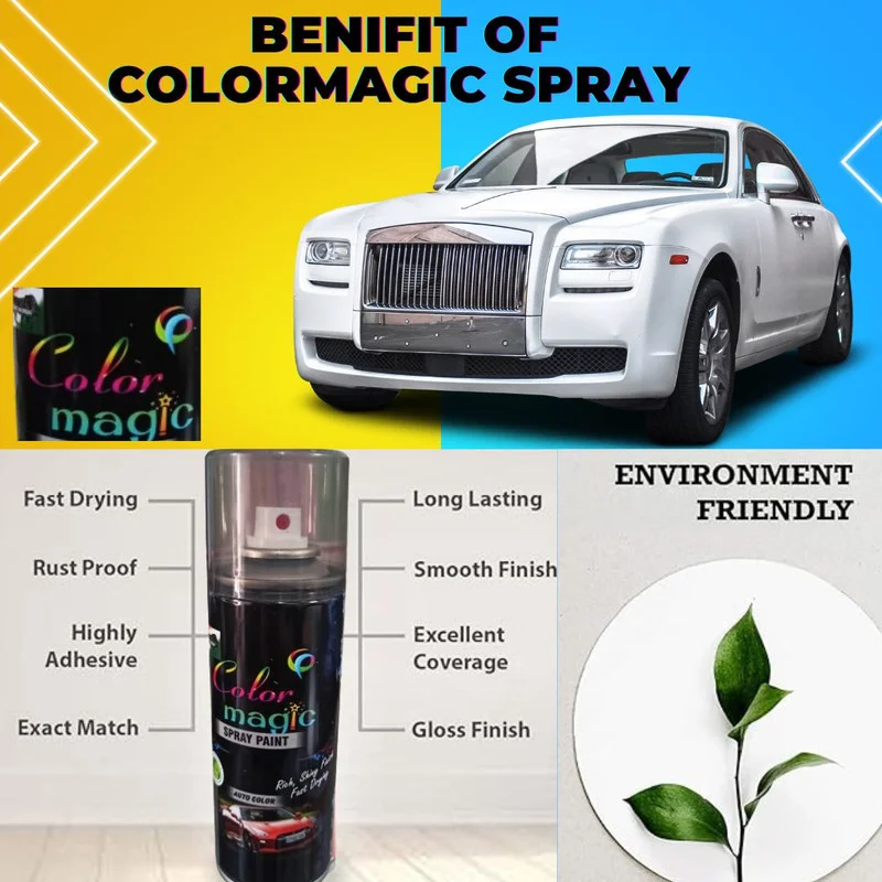 COLORMAGIC SPRAY PAINT AQUA MARINE SPRAY PAINT COMPATIBLE FOR MAHINDRA CAR MARAZZO 330 image 2