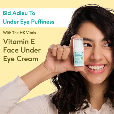 HK Vitals Vitamin E | Face Serum with Hyaluronic Acid Niacinamide for Radiant Bright Hydrated Clear Skin| Anti Dullness Nourishing Serum for All Skin Types 30 ml thumbnail 1