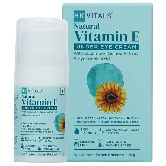 HK Vitals Vitamin E | Face Serum with Hyaluronic Acid Niacinamide for Radiant Bright Hydrated Clear Skin| Anti Dullness Nourishing Serum for All Skin Types 30 ml image 1