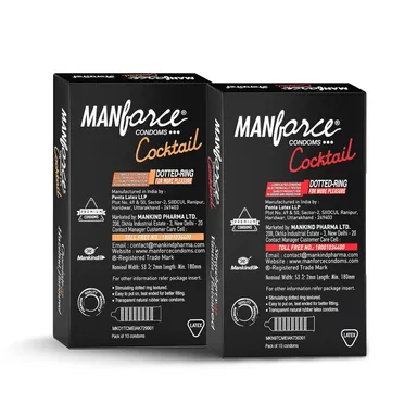 Manforce Cocktail Condoms Combo Pack (Strawberry, Vanilla, Chocolate, Hazelnut) – 10 Pieces thumbnail 6