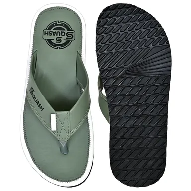 Squash Extra Comfort Green slippers flippers  thumbnail 1