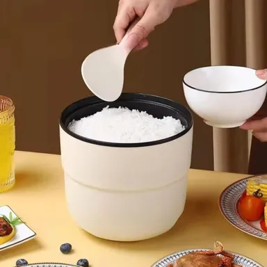 Multi-Function Non-Stick Electric Rice Cooker Mini Cooking Pot with Ceramic Inner Liner, Intelligent Panel, Scheduled Cooking for Home & Hostel Use thumbnail 5