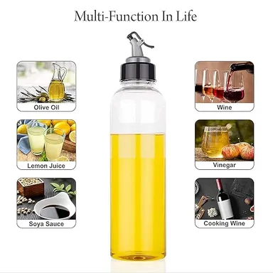 1000 ML Plastic Oil Dispenser |Transparent Leakproof Cooking Oil Pourer for Kitchen 