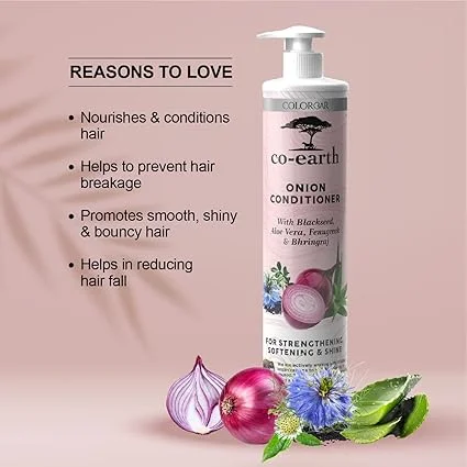 Onion Conditioner for Hair Growth & Repair 300ml | Nourishing Conditioner with Onion Extract, Natural Oils, Reduces Hair Fall | Promotes Healthy Hair image 3
