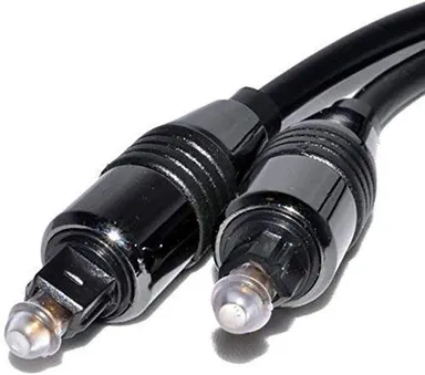 Digital Optical Audio Cable Toslink Cable-[Cotton Braided Jacket,Durable & Flexible] Fiber Optic Cord Compatible with Home Theater,Sound bar,TV,PS4,Xbox thumbnail 1