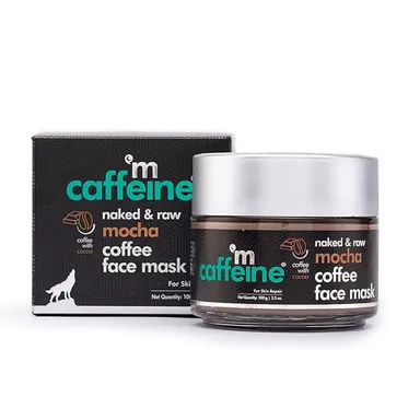 mCaffeine Naked & Raw Mocha Coffee Face Mask 100 gm | Deep Cleansing & Sebum| Control Clay Mask with Coffee| Cocoa & Kaolin Clay for Oily and Combination Skin . thumbnail 2