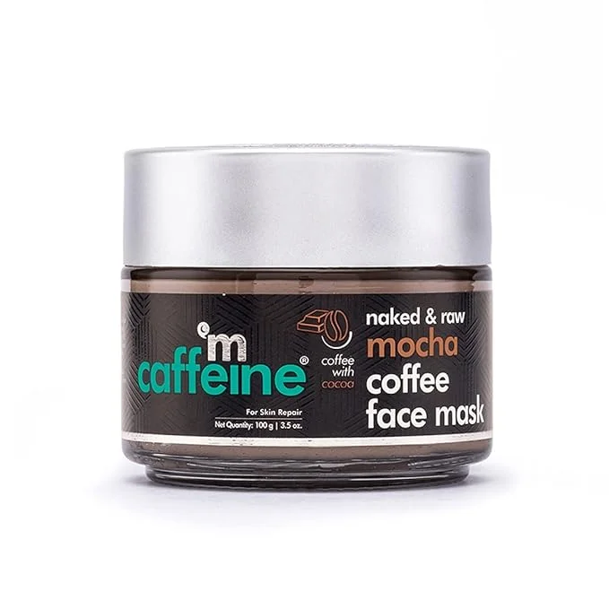 mCaffeine Naked & Raw Mocha Coffee Face Mask 100 gm | Deep Cleansing & Sebum| Control Clay Mask with Coffee| Cocoa & Kaolin Clay for Oily and Combination Skin . image 1