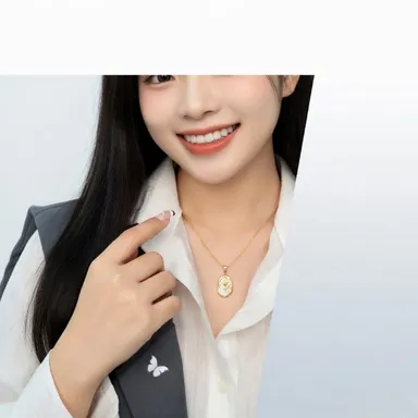 Rose Gold Necklace Set for Women & Girls | Stylish Anti-Tarnish Waterproof Stainless Steel Chain Pendant Jewellery | Perfect Birthday Love Gift Jewellery thumbnail 4