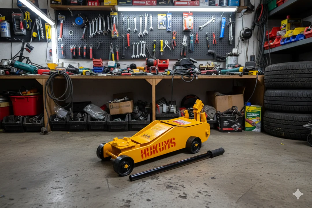Hukums 3 Ton Trolley Hydraulic Jack HTJ03 – Heavy-Duty Car | Commercial Workshop Floor Jack, Durable, Smooth Lifting, Easy-to-Use. image 7