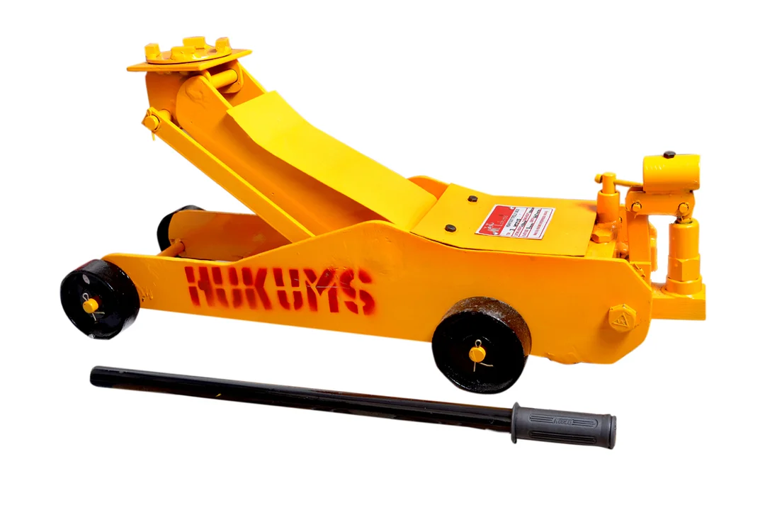 Hukums 3 Ton Trolley Hydraulic Jack HTJ03 – Heavy-Duty Car | Commercial Workshop Floor Jack, Durable, Smooth Lifting, Easy-to-Use. image 2
