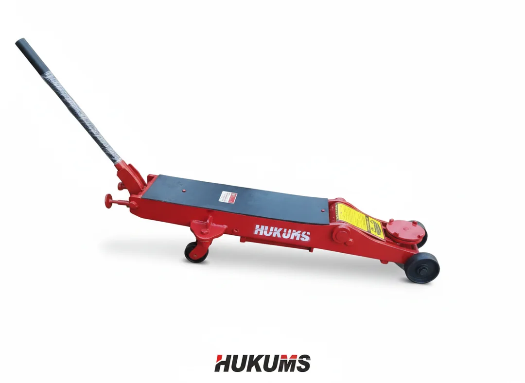 Hukums 20 Ton Hydraulic Floor Trolley Jack with Oil Seal Kit | Heavy Duty Truck Bus Service Jack up to 570 mm Lift Height for Garage Workshops image 7