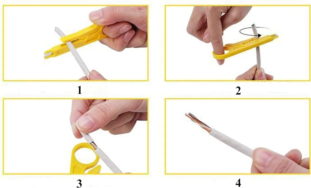 Hukums Multifunctional Modular Plug Crimping Tools For LAN Network Telephone Cable image 4