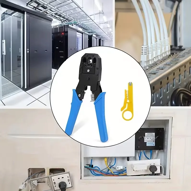 Hukums Multifunctional Modular Plug Crimping Tools For LAN Network Telephone Cable image 7